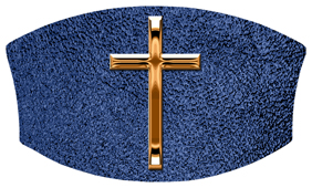 DNSWILL 510 CP SH BL Copper Single Cross Shimmer Blue